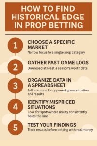 prop betting with historical data