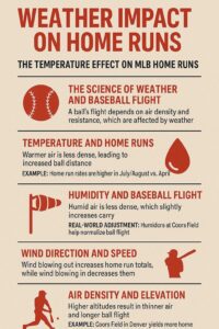 homeruns and temperature