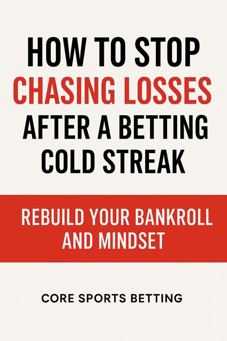 how to stop chasing losses after a betting cold streak - Core Sports ...